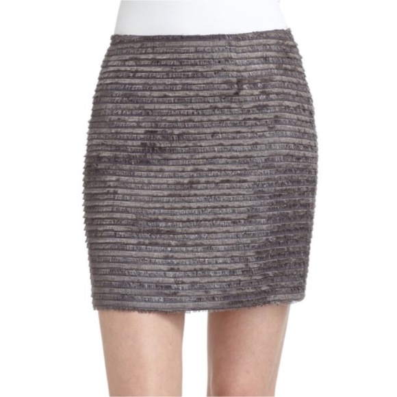 Alice + Olivia Dresses & Skirts - Alice and Olivia Sylvana Faux Fur Miniskirt